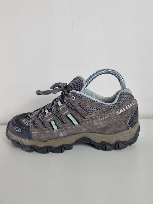 Salomon tracking sneakers van leer maat 40