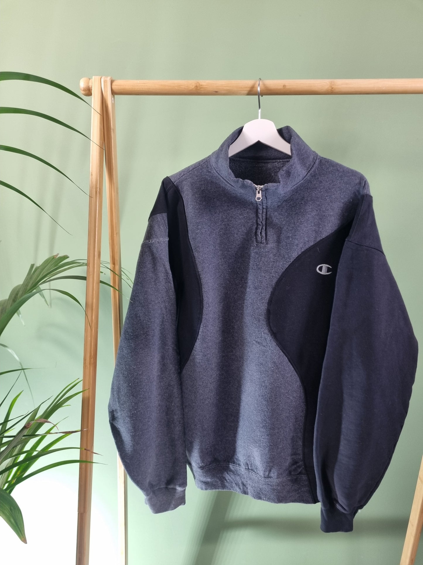 Champion quarter zip rework sweater maat L