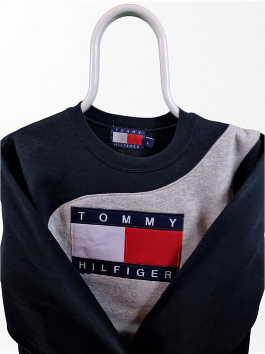 Tommy Hilfiger rework logo sweater maat S