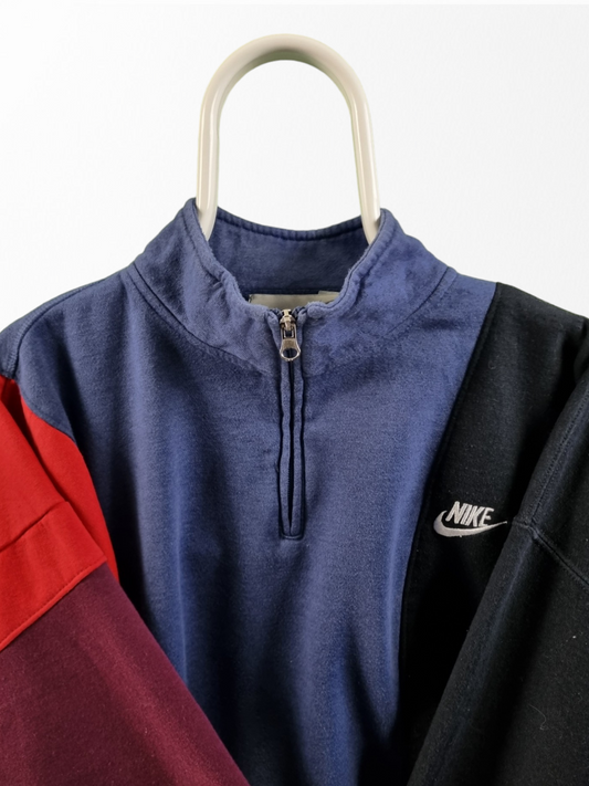 Nike quarter zip reworked sweater maat L