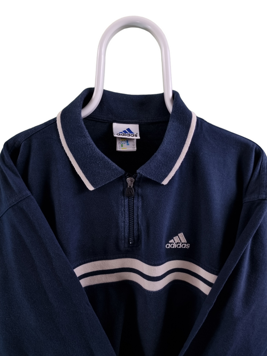 Adidas 90s sweater met polokraag maat M