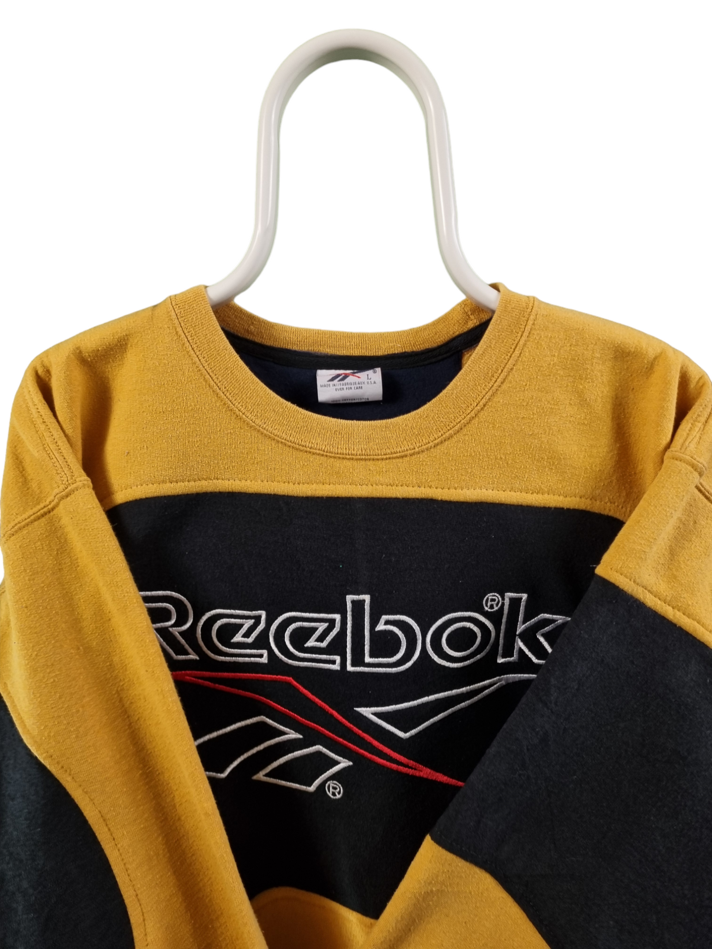 Reebok logo rework sweater maat M