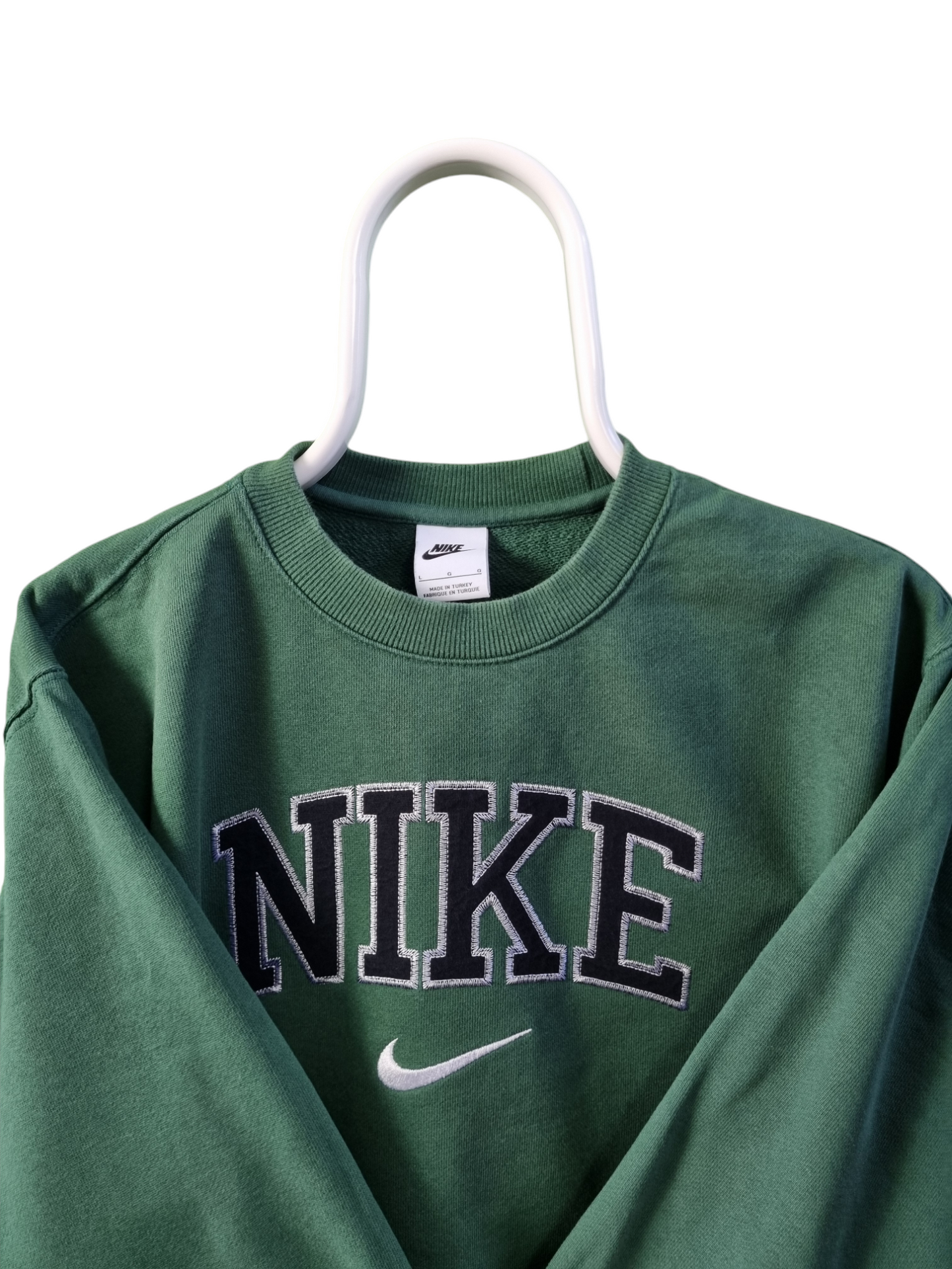 Nike spell out sweater maat L