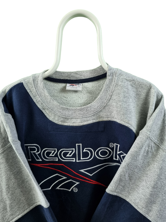 Reebok rework logo sweater maat L