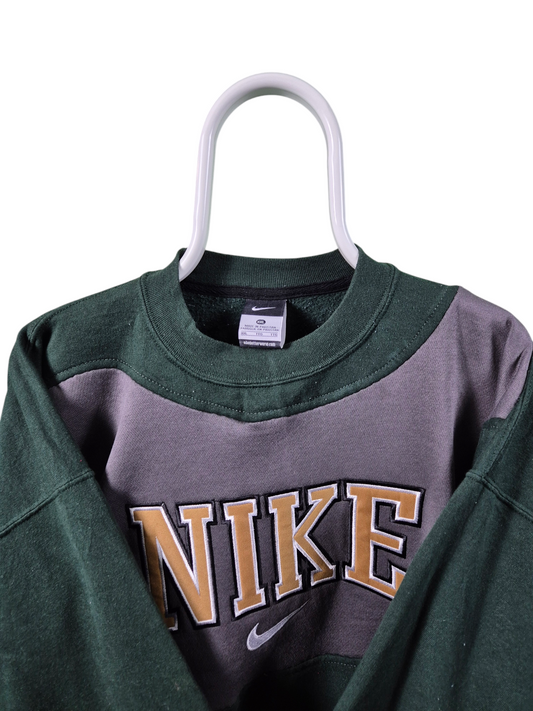 Nike 90s spell out rework sweater maat L