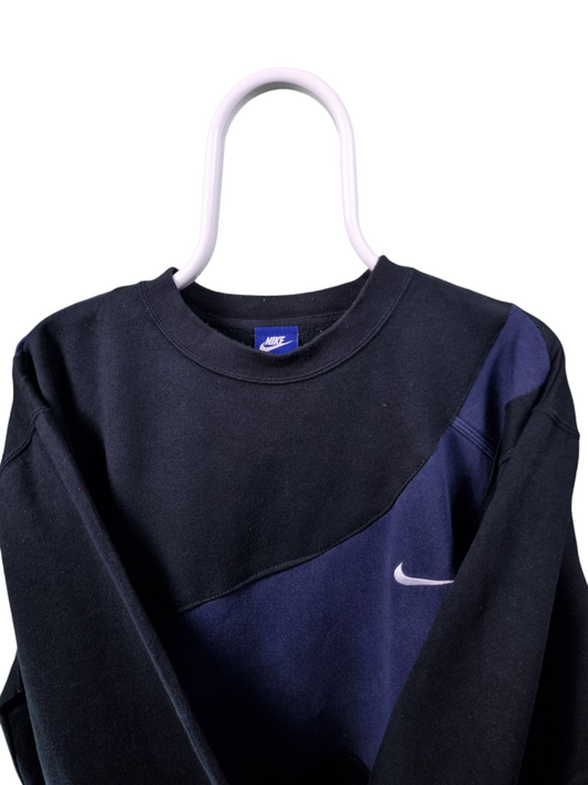 Nike chest swoosh rework sweater maat L