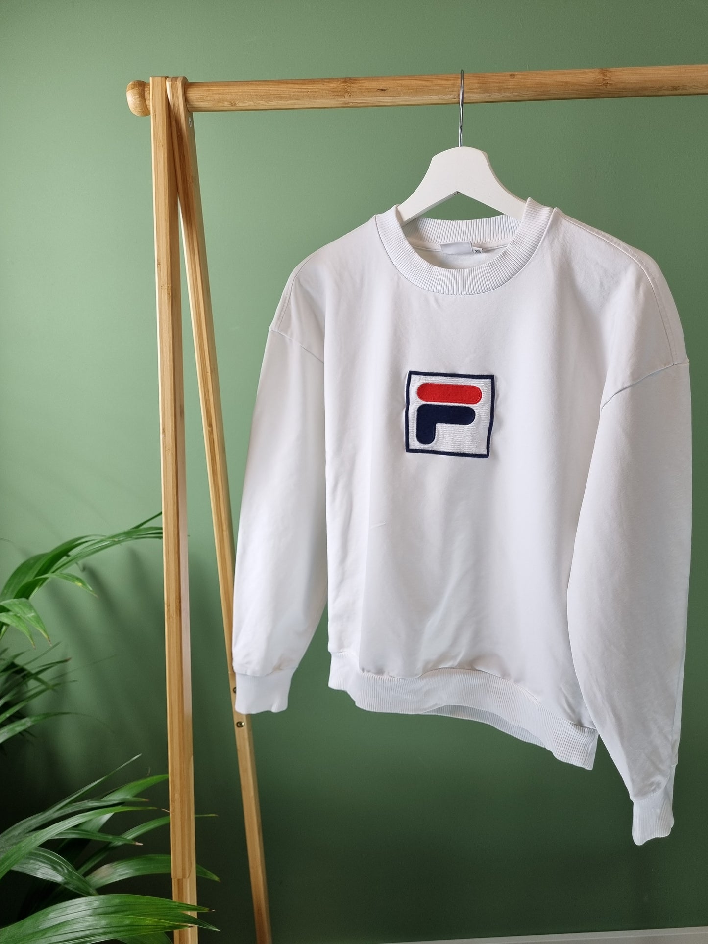 Fila embroidered front logo sweater maat XS
