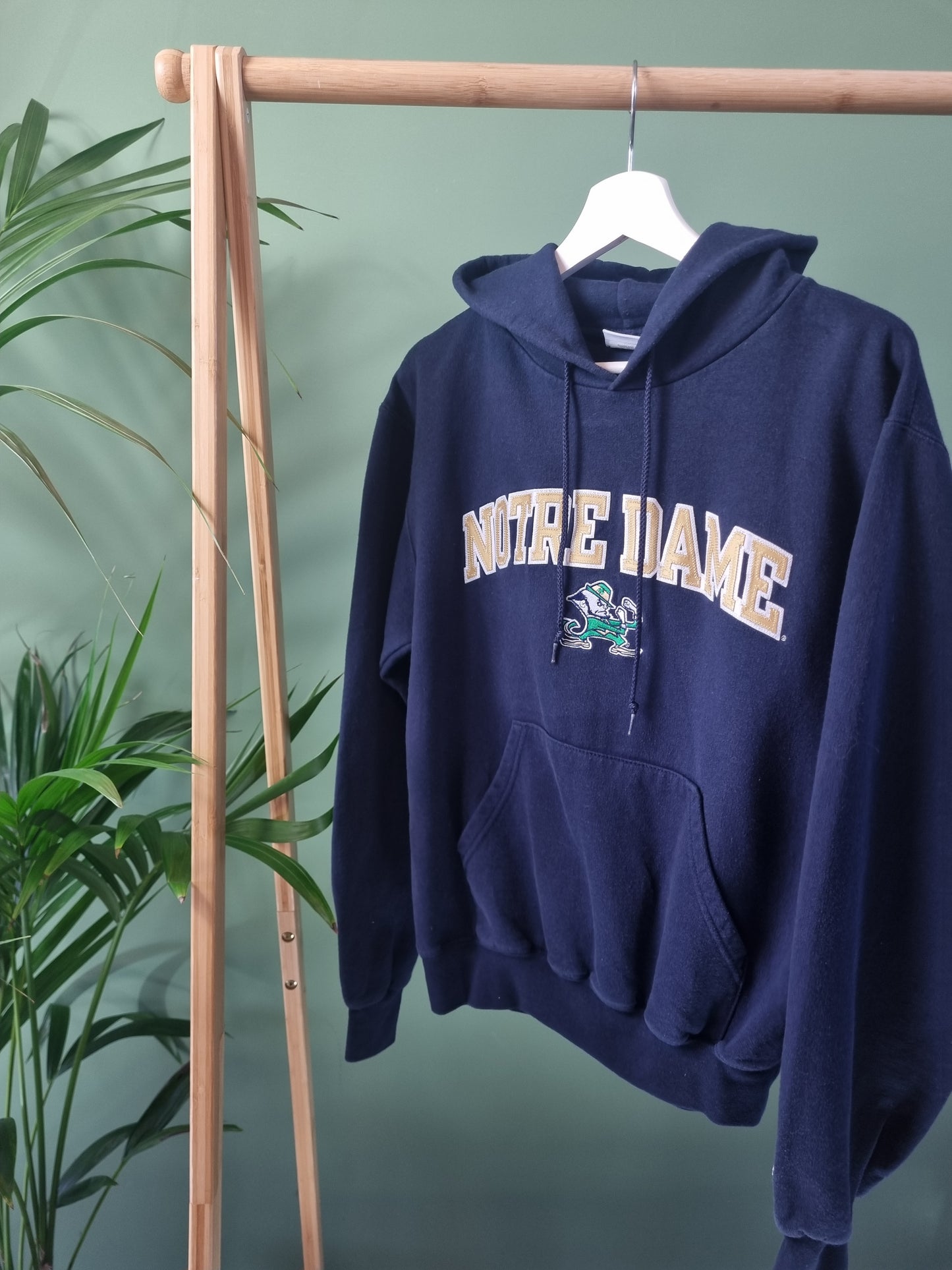 Champion US college Notre Dame hoodie maat S