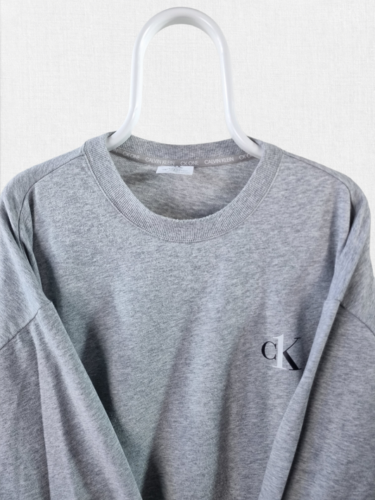 Calvin Klein checkt logo sweater maat L