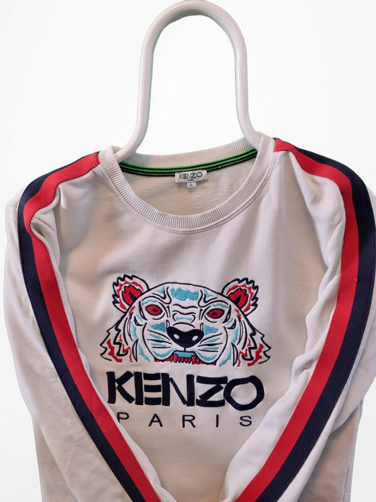 Kenzo embroidered front logo sweater maat L