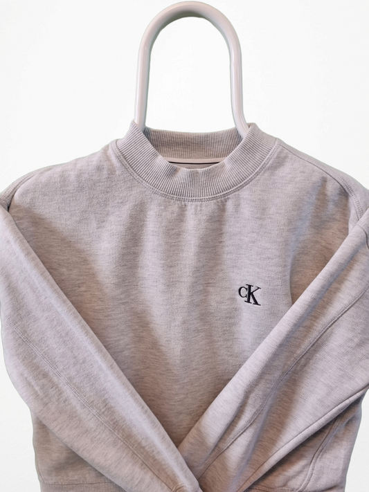 Calvin Klein embroidered chest logo sweater maat S